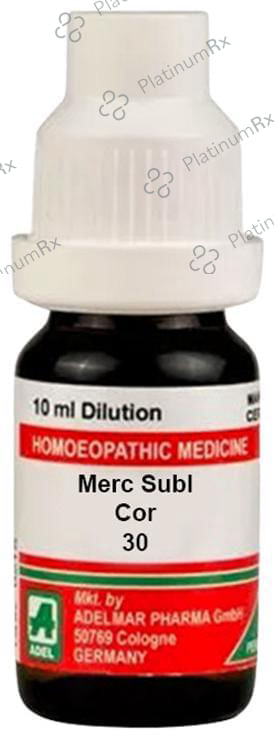 ADEL Merc Subl Cor Dilution 30 CH