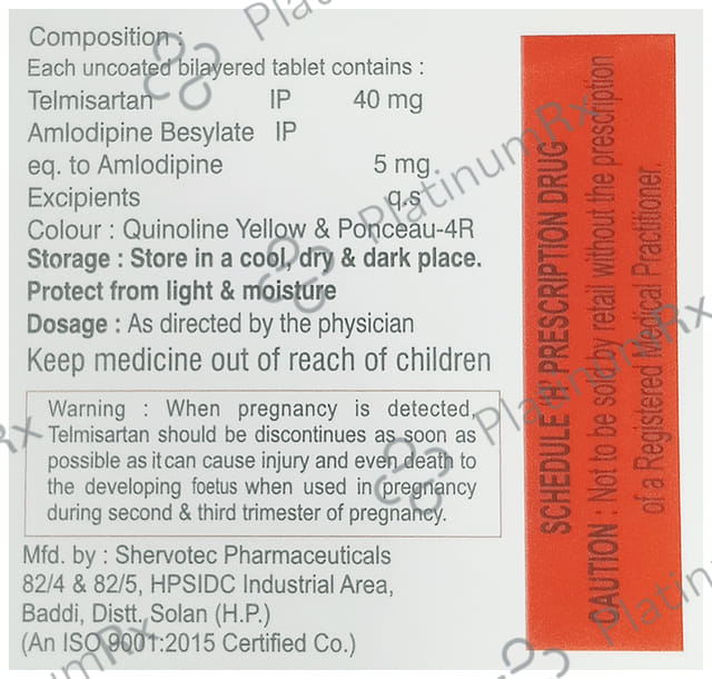 Telim 5/40mg AM Tablet 10s
