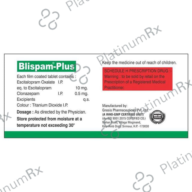 Blispam-Plus Tablet