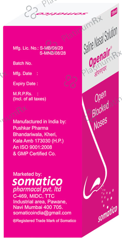 Openair Nasal Solution 15ml