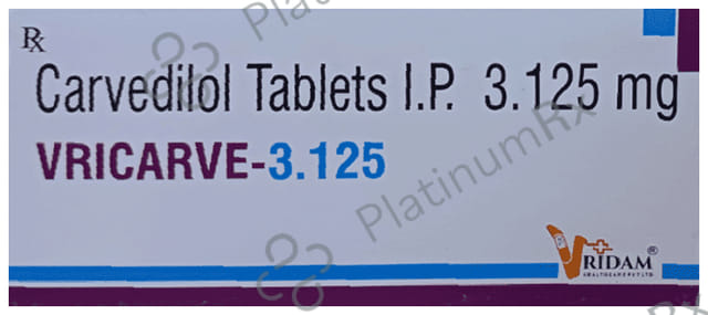 Vricarve 3.125 Tablet