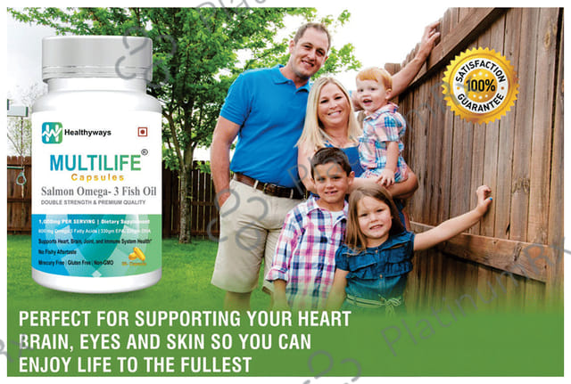 Multilife Salmon Omega 3 Fish Oil Double Strength Capsule 30s