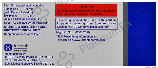 Torcoxia BCD 90mg Tablet 10s