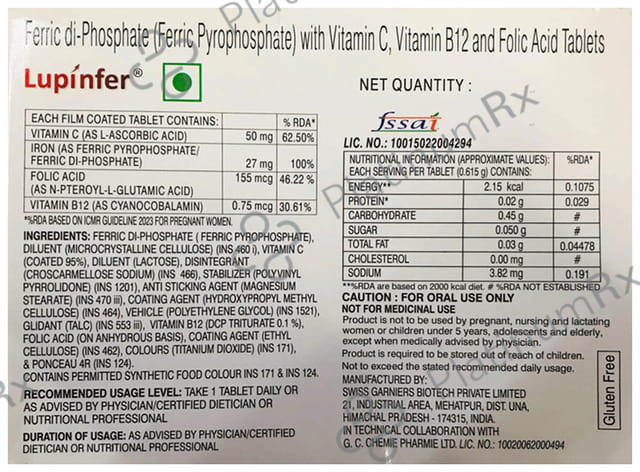 Lupinfer Tablet 10s