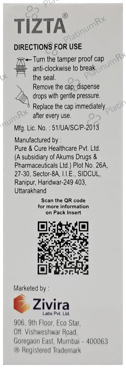 Tizta 0.1% Eye Drop 10ml