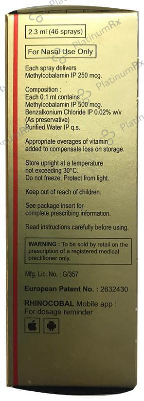 Rhinocobal Nasal Spray 2.3ml