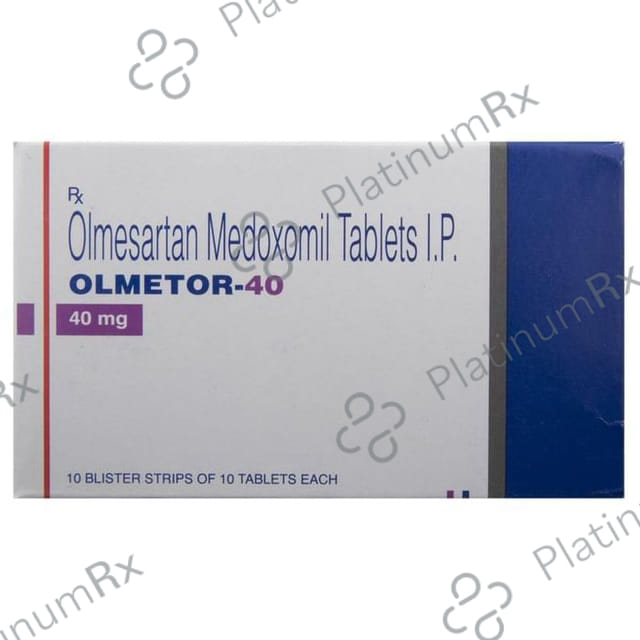 Olmetor 40mg Tablet 10s