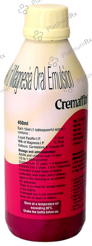 Cremaffin Constipation Relief Mixed Fruit Liquid 450ml