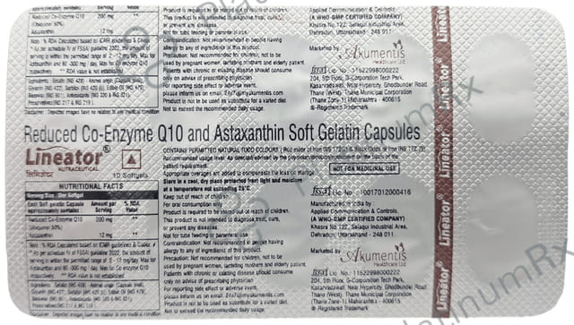 Lineator 12/200mg Capsule 10s