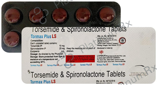 Tormax Plus LS 25/10mg Tablet 10s