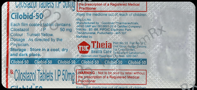 Cilobid 50mg Tablet 10s