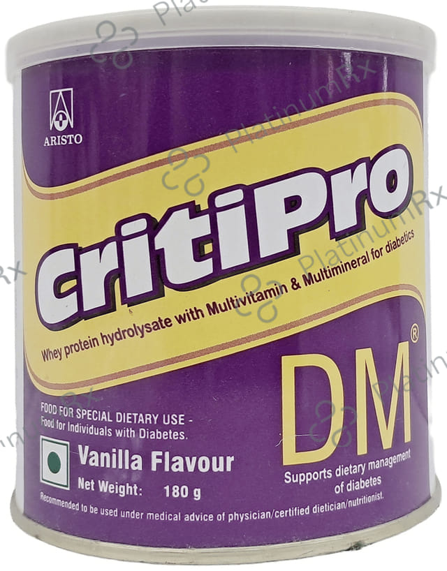 Critipro DM Vanilla Powder 180gm