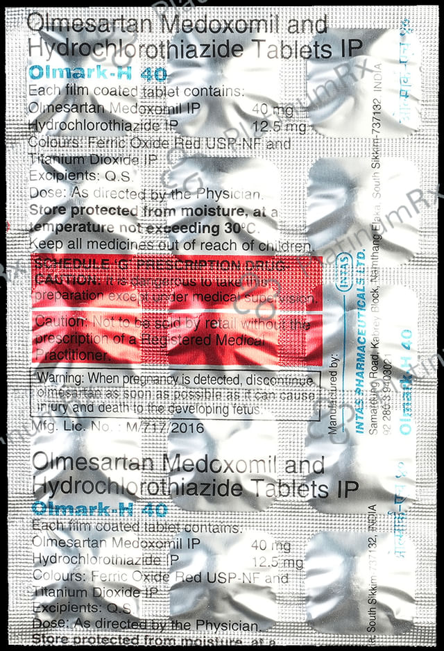 Olmark H 12.5/40mg Tablet 15s