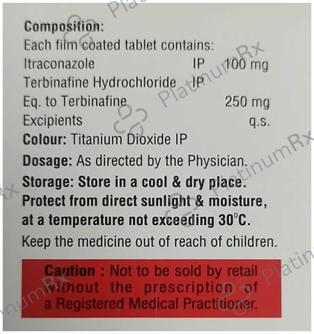 Candirap TF 100/250mg Tablet 10s