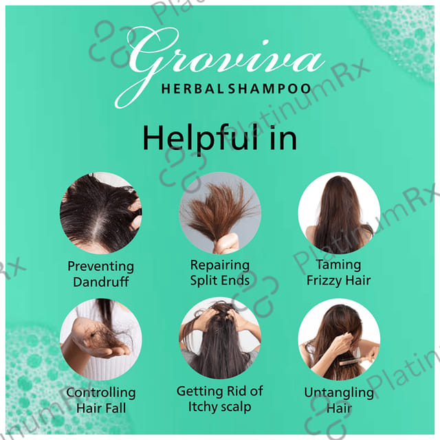 Groviva Herbal Shampoo (100ml Each) 1 Bottle