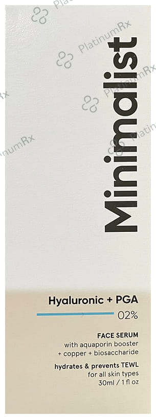 Minimalist Hyaluronic + PGA 02% Face Serum 30ml
