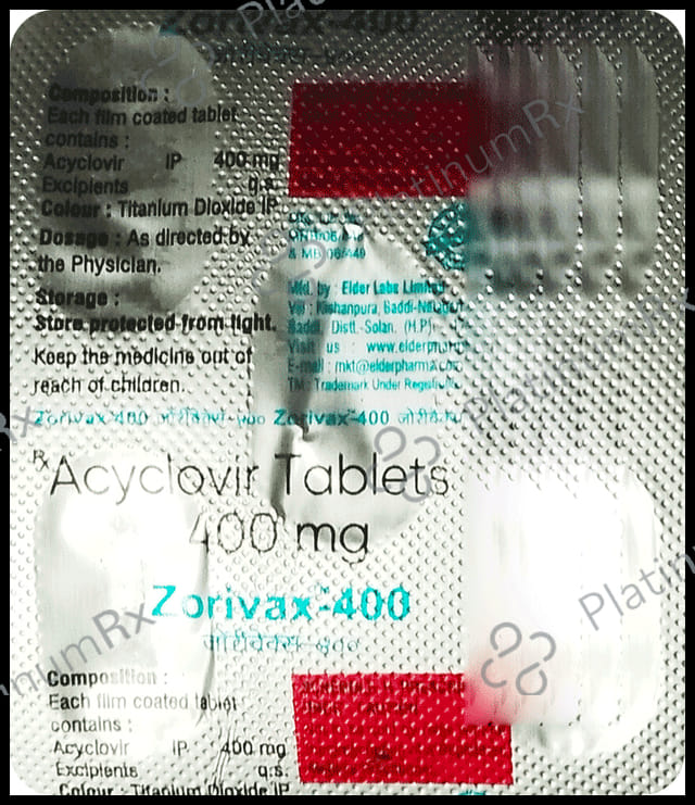 Zorivax 400 Tablet