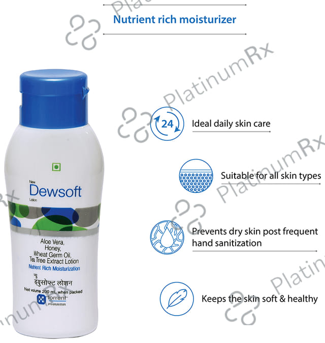 New Dewsoft Moisturising Lotion 200ml