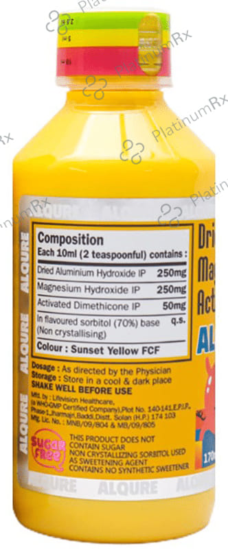 Alqure Oral Suspension Apple & Mango Sugar Free 170ml