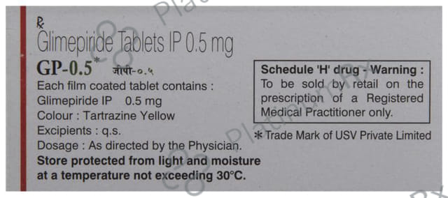 GP 0.5mg Tablet 10s