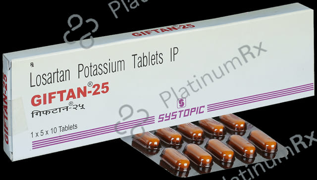 Giftan 25mg Tablet 10s