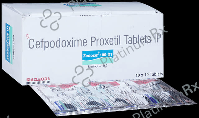 Zedocef 100mg Tablet DT 10s