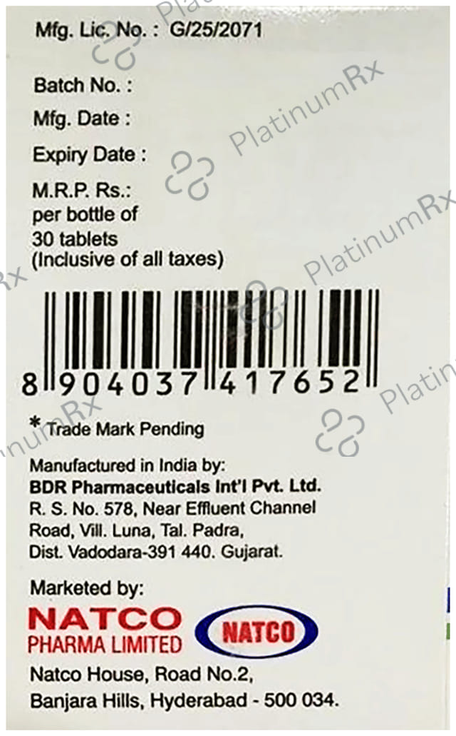 Cazanat 60mg Tablet 30s