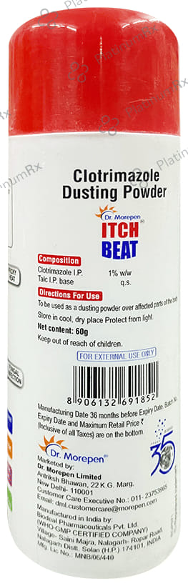 Dr. Morepen Itch Beat Dusting Powder 60 gm