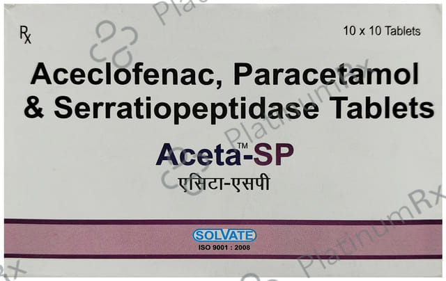 Aceta SP 100/325/15mg Tablet 10s