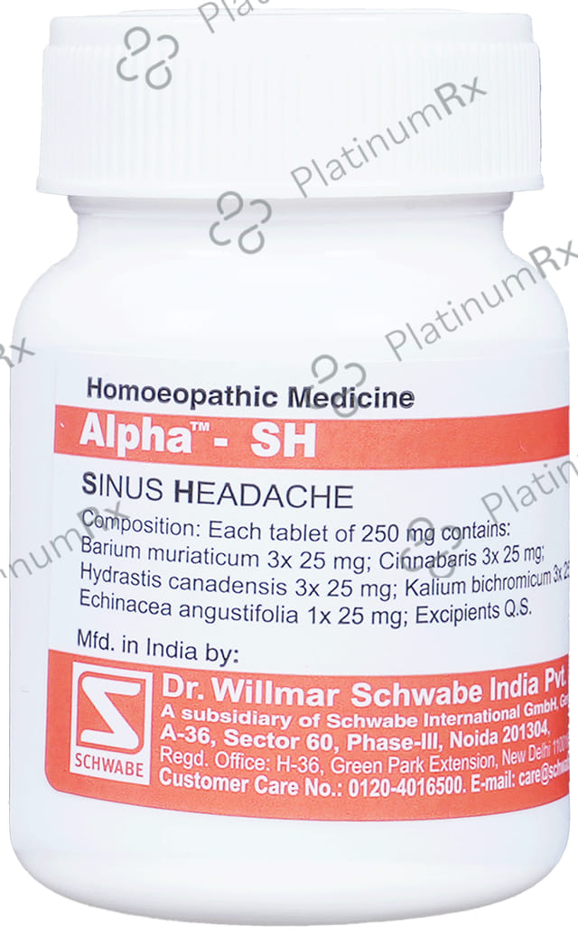 Dr Willmar Schwabe India Alpha - SH Tablet