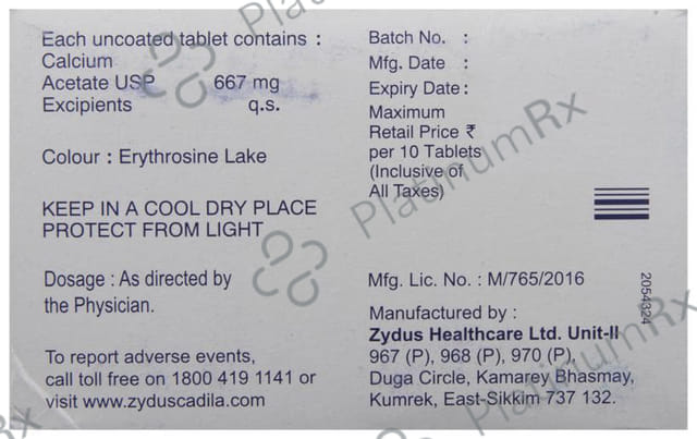 Phostat 667mg Tablet 10s