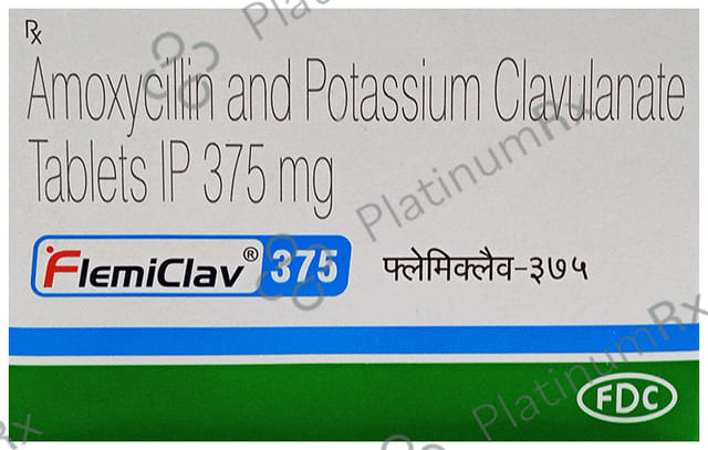 Flemiclav 375mg Tablet 10s