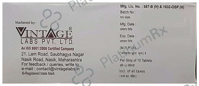 Mefnum Spas 10/250mg Tablet