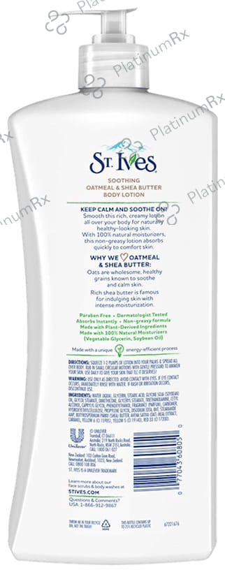 St. Ives Soothing Oatmeal & Shea Butter Body Lotion