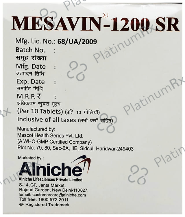 Mesavin 1200 SR Tablet