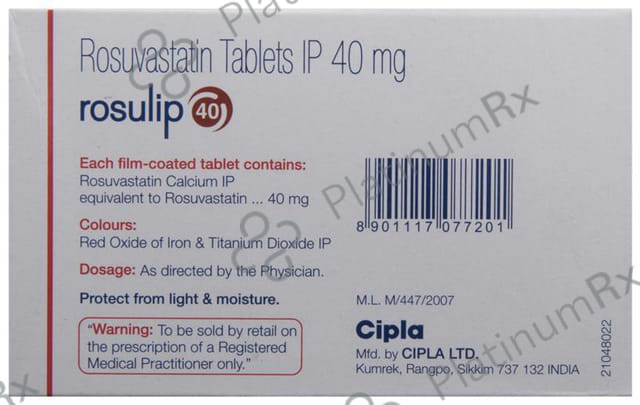 Rosulip 40mg Tablet 10s