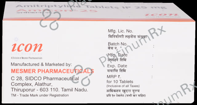 Amicon 25mg Tablet 10s