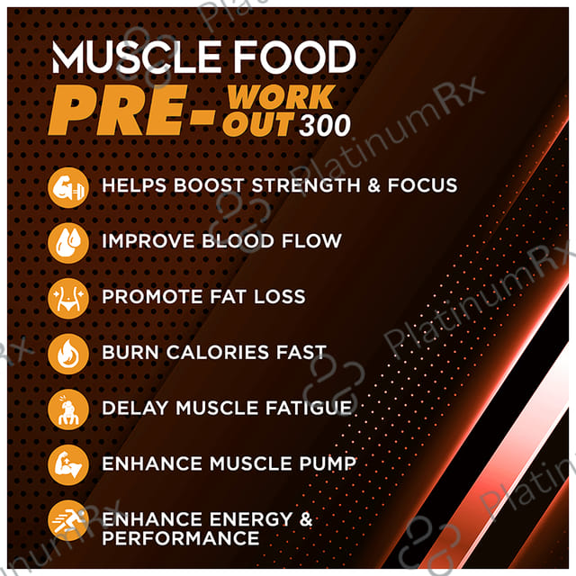 Dr. Morepen Muscle Food Pre Workout 300 Curious Cola
