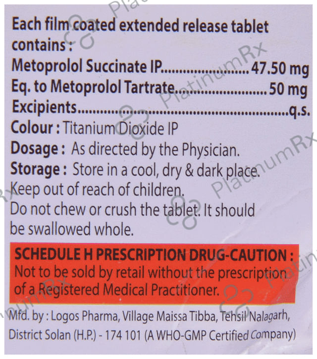 Zylol 50 XR Tablet