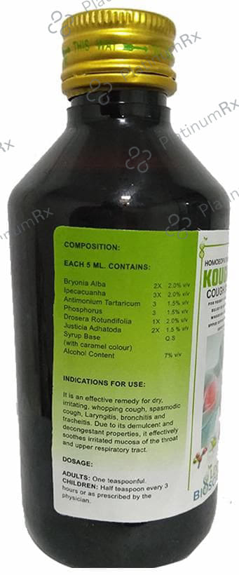 LDD Bioscience Koughfix Cough Syrup 180 ml