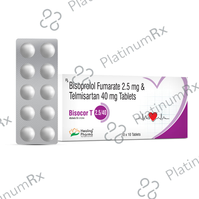 Bisocor T 2.5 /40mg Tablet 10s