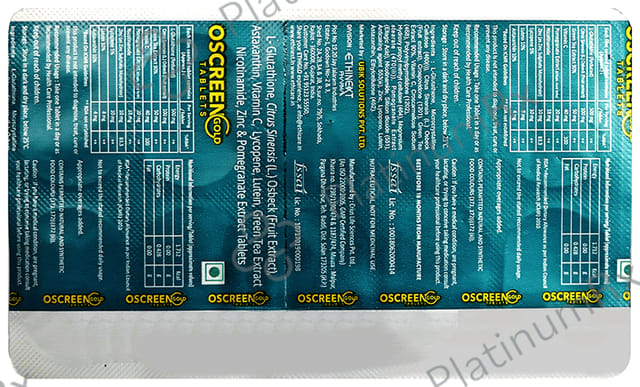 Ethicare Remedies O Screen Gold Tablet