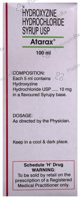 Atarax 10mg Syrup 100ml