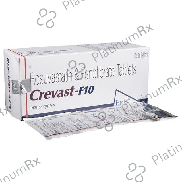 Crevast F 67/10mg Tablet 10s