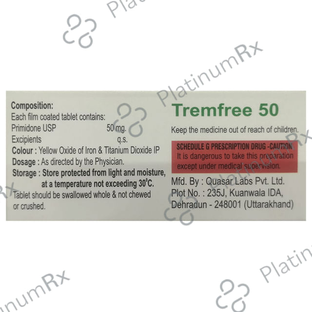 Tremfree 50 Tablet