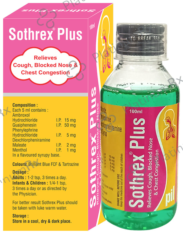 Sothrex Plus Syrup 100ml