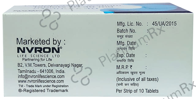 Panon 40mg Tablet 10 Tablet Nvron Life Science