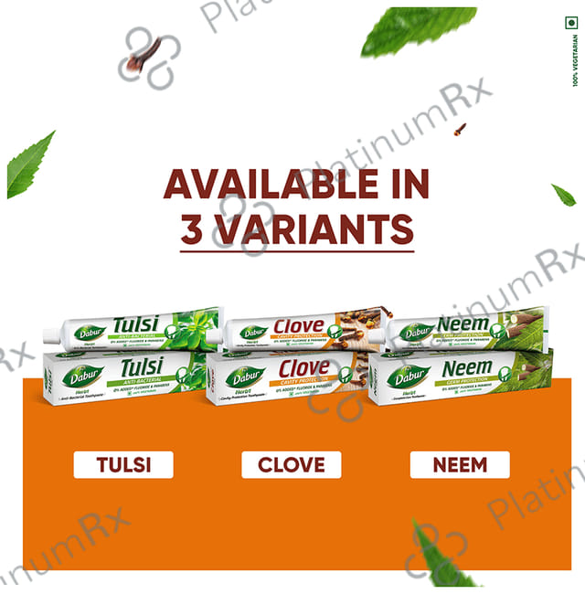 Dabur Clove Cavity Protection Herb'l Toothpaste (200gm Each)