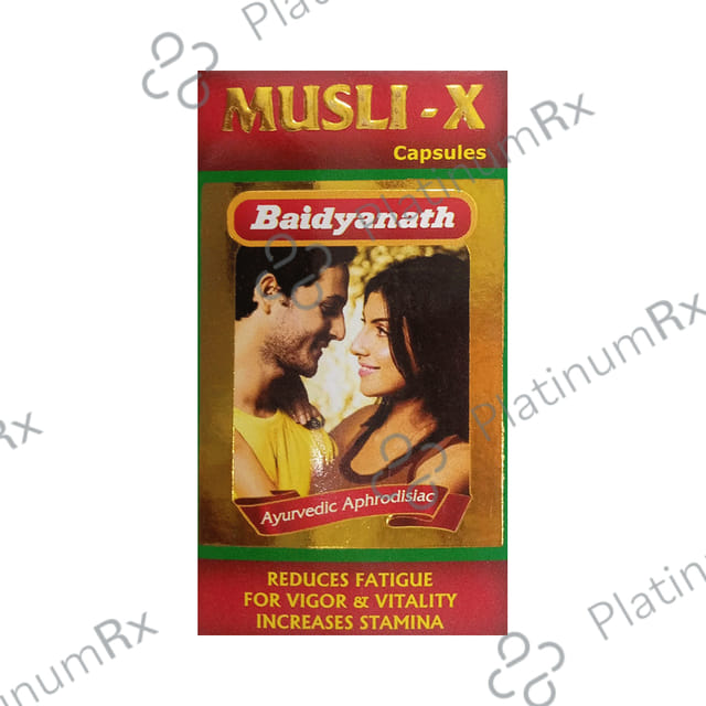Baidyanath Musli-X Capsule - For Energy, Stamina, Vitality & Immunity