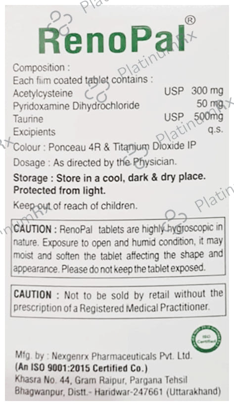 Renopal 300mg/50mg Tablet